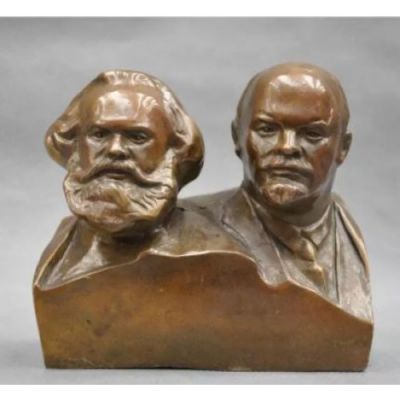 Купить Бюст Ленин-Маркс, бронза в Москве
