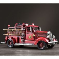 Пожарная машина, ретро-модель 43 см, металл