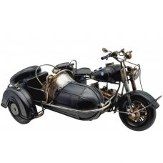 Модель мотоцикла BMW с коляской, металл 36
