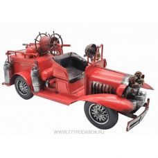 Пожарная машина, ретро-модель 39 см, металл