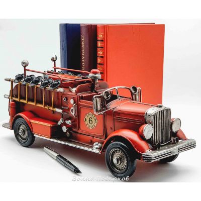 Купить Пожарная машина, ретро-модель 36 см, металл в Москве