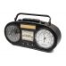 Купить Часы - термометр "Кассетный Магнитофон" металл, 34x9x20 см в Москве