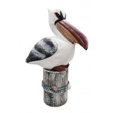 Декоративный Пеликан, морской декор,высота  30см 