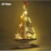 Купить Модель яхты с подсветкой, дерево, парусина в Москве