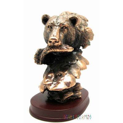 Купить Статуэтка "Медведь с рыбой" в Москве