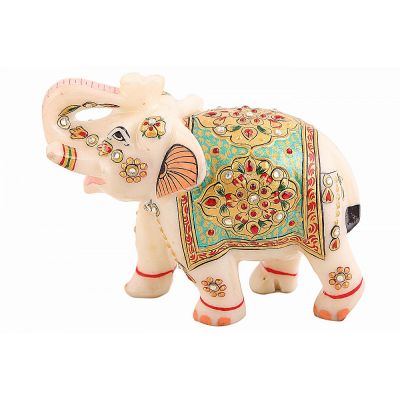 Купить Статуэтка слон мраморный   №М2/4D в Москве