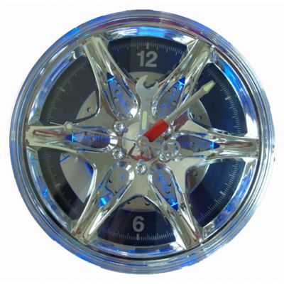 Купить Часы колесо "диск 27 см" с подсветкой в Москве