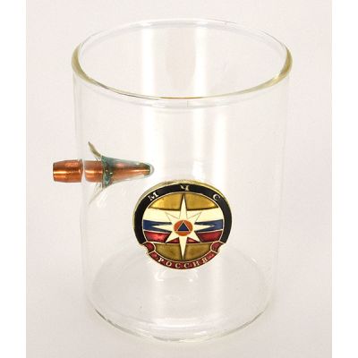Купить Стакан для крепких напитков МЧС,с пулей    в Москве