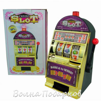 Купить Копилка "Игровой автомат" принимает 99% монет мира в Москве